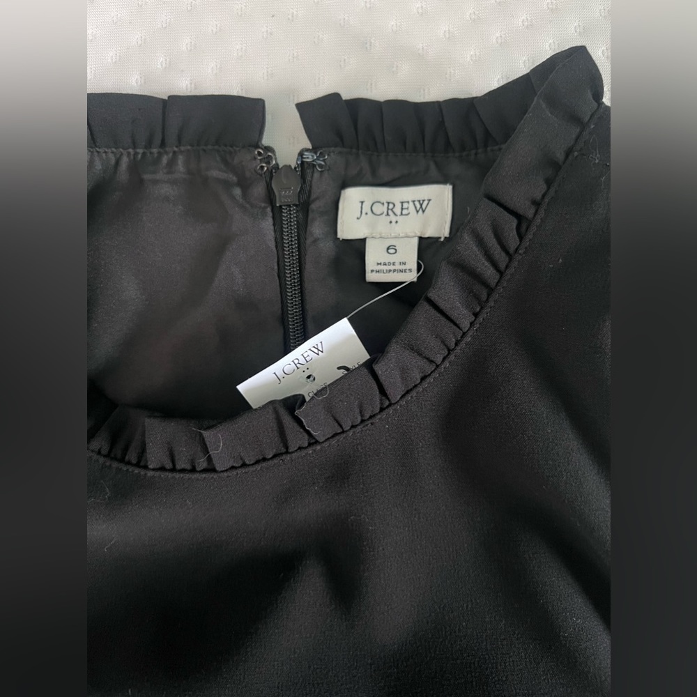 NWT J Crew Ruffleneck suit dress - Picture 6 of 10